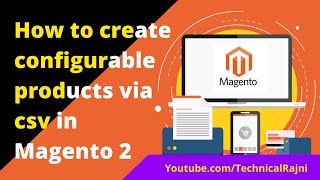 How to create configurable products via csv in Magento 2 [upl. by Aihsram]