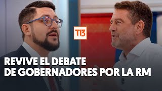 Orrego vs Orrego Revive el debate completo de los candidatos a la Gobernación Metropolitana [upl. by Komarek]