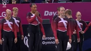 Denmark  2024 TeamGym European Champions mixed team [upl. by Culhert]