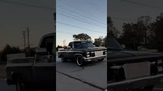 BIG TURBO LS C10 rolling burnout [upl. by Raddie831]