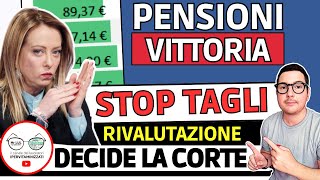 ULTIM’ORA PENSIONI ➡ STOP TAGLIO RIVALUTAZIONE INPS e OBIETTIVO AUMENTO PIENO IN 4 MESI  OTTOBRE [upl. by Blanchette]