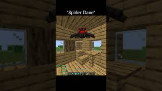 Spider Dave  Minecraft Meme  minecraft minecraftmeme shorts [upl. by Acsicnarf210]