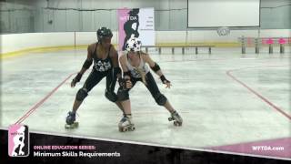 Blocking WFTDA Online Education Series Roller Derby Skating Skills [upl. by Suez171]