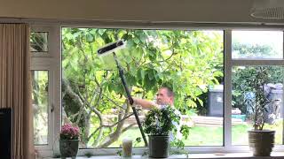 A beginners guide to cleaning windows with a water fed pole [upl. by Marra]