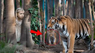 The Tigress Gave Her Cubs to This girl Then she Did Something Unbelievable [upl. by Anaoj]