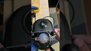 Logitech Shifter Diy mod rubber bands [upl. by Ynoep692]