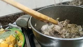 My new version of cooking monggo with chicken bones [upl. by Phineas198]