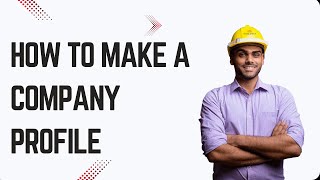 construction company profile format  how to make company profile [upl. by Pepe323]