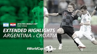 Argentina 03 Croatia  Extended Highlights  2018 FIFA World Cup [upl. by Christophe557]