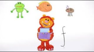 Get Squiggling Letters S01E06 Letter F [upl. by Ecnerewal]