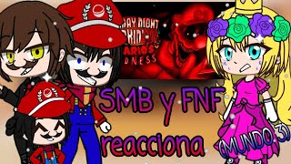 ❤🎶Super Mario Bros y FNF reaccionan a Mario Madness V2parte 5❤🎶Gacha Club gachaclub fnf react [upl. by Acinoj]