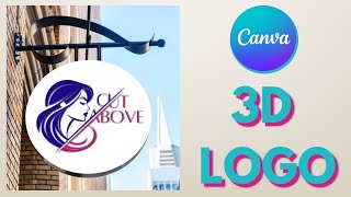 How to Create a 3D Logo in Canva [upl. by Naicad]