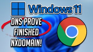 How to Fix DNS PROBE FINISHED NXDOMAIN on Google Chrome in Windows 11 [upl. by Nellaf]