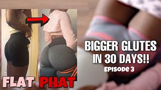 FLAT2PHAT Episode 3  FLAT Glutes To BIGGER CURVIER Glutes  Best Booty Workout For BIGGER GLUTES [upl. by Selmner590]