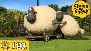 Shaun the Sheep 🐑 Sheep Adventure  Cartoons for Kids 🐑 Full Episodes Compilation 1 hour [upl. by Anuahsat]