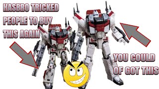 HASBRO TRICKED PEOPLE INTO BUYING TRANSFORMERS SIEGE WAR FOR CYBERTRON JETFIRE WHEN THERE WAS BETTER [upl. by Oakley587]