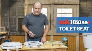 How to Replace a Toilet Seat  Ask This Old House [upl. by High547]