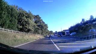 M25 motorway to Hastings via A21 in 6 minutes [upl. by Amron]