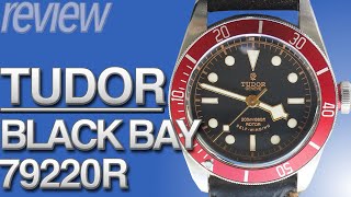 復刻の薔薇刻印！チューダー ヘリテイジ ブラックベイ 赤ベゼル TUDOR BLACK BAY 79220R 実機レビュー！ [upl. by Eirollam]