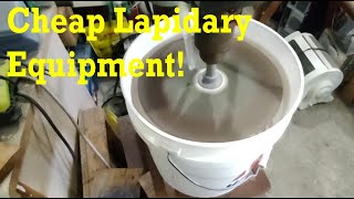 Cheap Lapidary Equipment How to cut tumble amp polish rocks inexpensively lapidary thefinders [upl. by Lekcar]