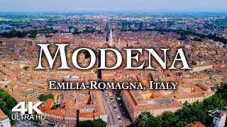 MODENA 🇮🇹 4K Drone Aerial  EmiliaRomagna Italy Italia [upl. by Ardnoek]