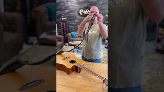 How to attach a guitar strap to the headstock with a tie for string instrument Strap link Pro [upl. by Fen]