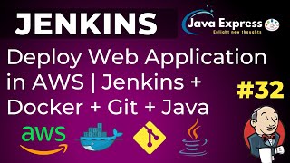 32Jenkins How to deploy web application in AWS Cloud 2020  Jenkins Pipeline  Docker Git  Java [upl. by Matthiew142]