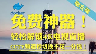 Docker 超强进阶！手把手部署 AllInOne，永久电视直播自动更新，秒切换爽翻天！ [upl. by Aiuqram617]