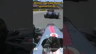 Jenson Button overtake Sebastien Buemi Spanish GP 2011 formula1 spanishgp jensonbutton [upl. by Nimajaneb910]