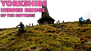 Calderdale MTB  Hebden Bridge Up The Buttress [upl. by Yentnuoc]