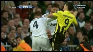 Sergio Ramos amp Cristiano Ronaldo vs Borussia Dortmund 30042013 [upl. by Ahsed545]