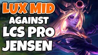 My Lux Mid against LCS Pro Jensen Cassiopeia Mid  Pekin Woof [upl. by Creighton901]