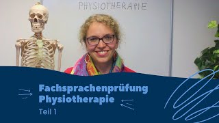 Fachsprachenprüfung FSP Physiotherapie Erstgespräch zwischen Physiotherapeutin und Patientin [upl. by Ozzie467]