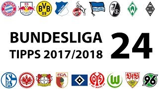 Bundesligatipps 24Spieltag 20172018 [upl. by Nyar705]