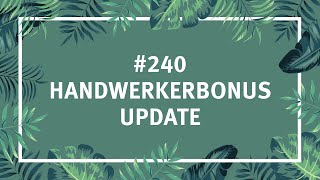 240 Handwerkerbonus Update  Steueraffe [upl. by Euf]