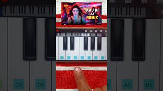 Aaj Ki Raat song piano tune tutorial in mobile piano tune mobile piano tune viral short shorts [upl. by Leunamne]