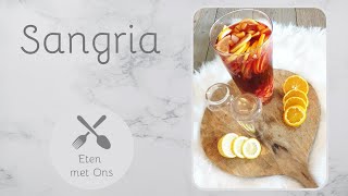 Sangria  Eten met Ons [upl. by Onitsuj]