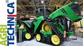 AGRITECHNICA 2017  Messerundgang Teil 1 Claas John Deere Valtra Massey Ferguson Case IH [upl. by Iamhaj]