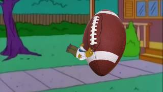 Hans Moleman football getting hit by man [upl. by Paco]