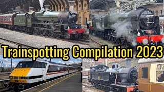 Trainspotting Compilation 2023  EVERY Trainspotting Video From 2023 [upl. by Maeve]