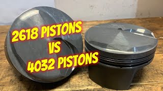 Difference Between 2618 and 4032 Forged Pistons [upl. by Awuhsoj]