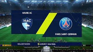 HAVRE vs PSG  Ligue 1  Full Match All Goals  FIFA [upl. by Devlen]