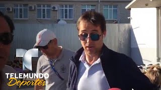 Julen Lopetegui da la cara al ser despedido en España  Copa Mundial FIFA Rusia 2018  Telemundo [upl. by Nylirehc293]