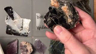 Minerals  Phyllosilicates  Biotite Muscovite Lepidolite Chlorite [upl. by Ainerol]