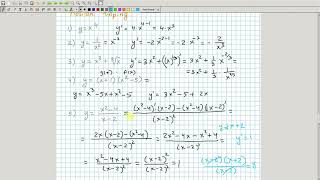 Hosilani hisoblashga mashqlar Algebra 11sinf 8dars [upl. by Benton]