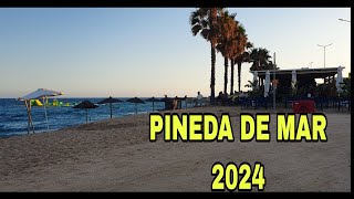 PINEDA DE MAR 2024COSTA BRAVA BEACH [upl. by Idnek724]