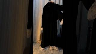 simple black abaya designs 2024 [upl. by Aihsa]