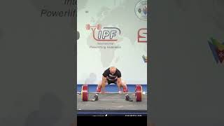 World M2 Record Deadlift equipped with 3075 kg by Jaroslaw Olech POL in 74kg class [upl. by Adyahs]