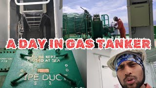 Enclosed Space Entry in LNG Tanker  A day in Gas Tanker👷 Merchant Navy Vlog sealife adayinmylife [upl. by Notnirt]