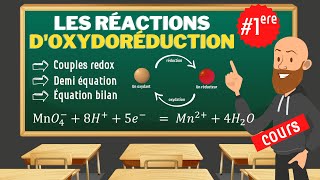 Les réactions doxydoréduction  cours de première de physique chimie [upl. by Anyehs7]